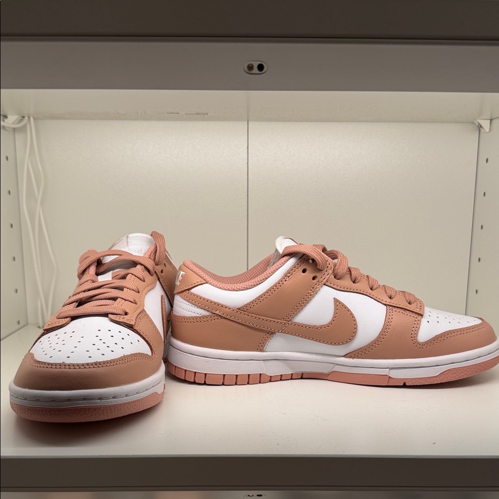Nike Women's Sneakers in Pink and White - Picture 2 of 4
